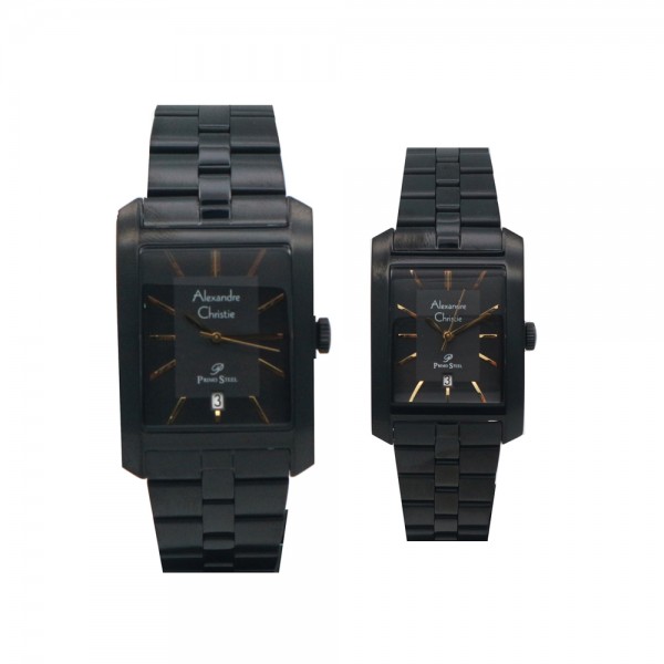 Alexandre Christie AC 1019 Full Black Couple